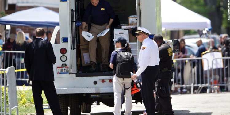 FBI agents and other law