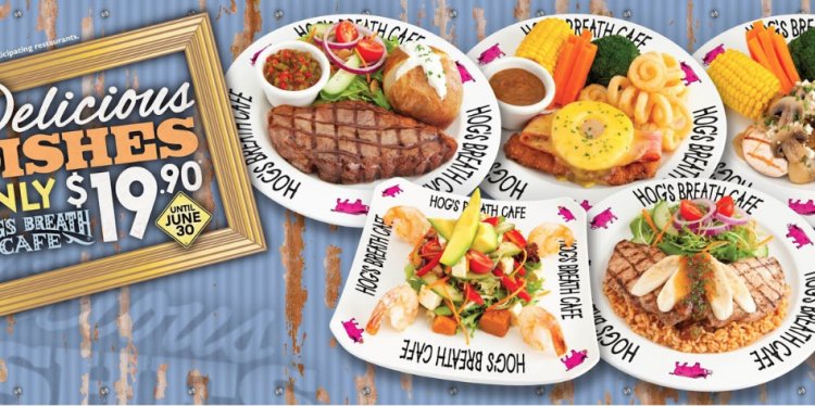 At participating restaurants