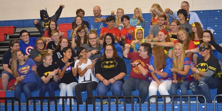Polk County High super heroes