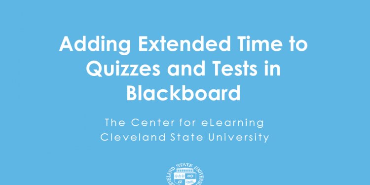 Blackboard Cleveland State University